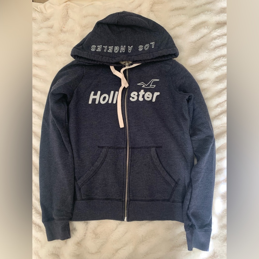 Hollister zip up hoodie